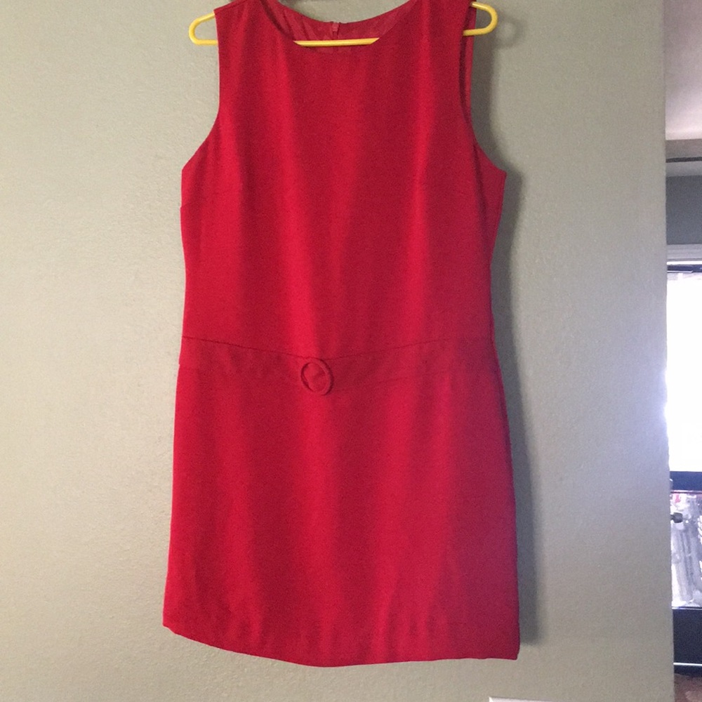 Red CDC dress
